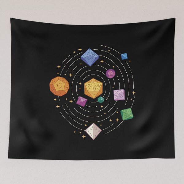Item preview, RPG dice solar system designed and sold by DerSenat.