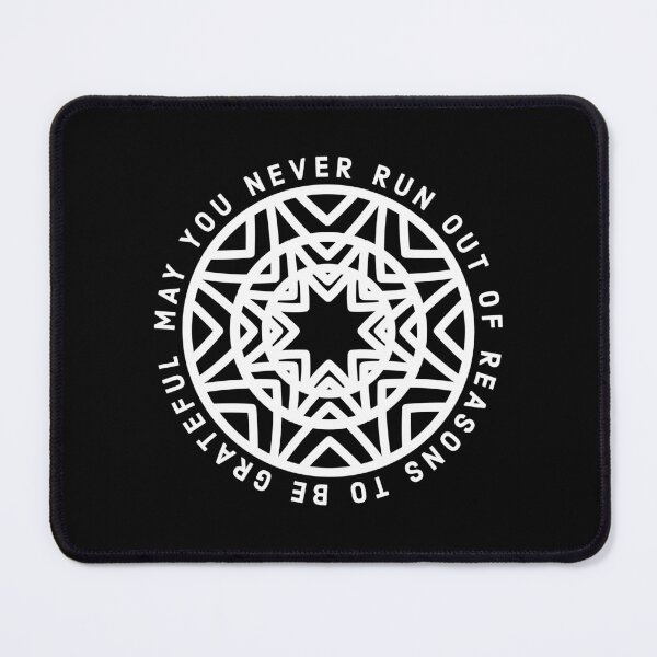 Item preview, May you never run out of reasons to be grateful - Beautiful Spiritual Gratitude design designed and sold by Theleochick.