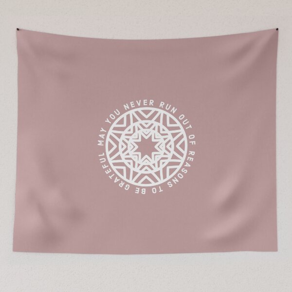 Item preview, May you never run out of reasons to be grateful - Beautiful Spiritual Gratitude design designed and sold by Theleochick.