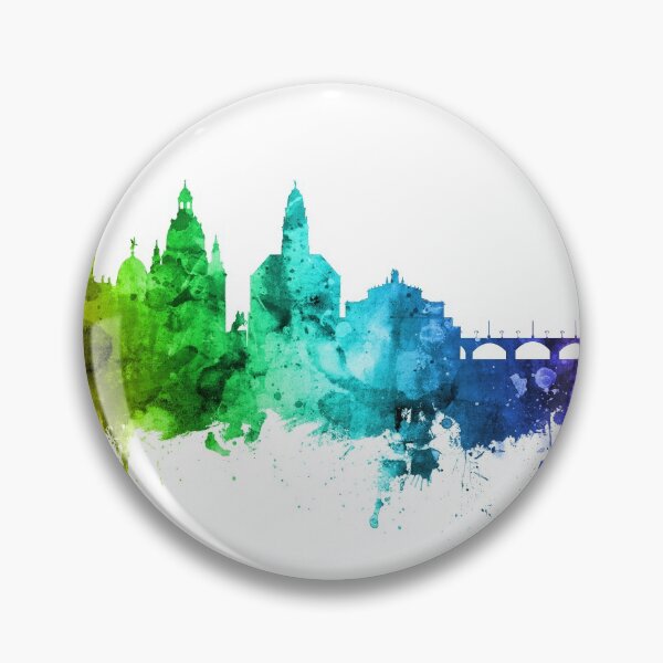 Artikelvorschau, Dresden Germany Skyline entworfen und verkauft von ArtPrints.