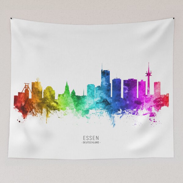 Item preview, Essen Germany Skyline designed and sold by ArtPrints.