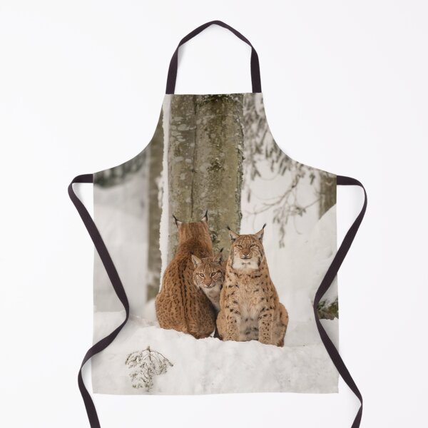 Item preview, Three lynx in the deep snow designed and sold by Ingo Gerlach.
