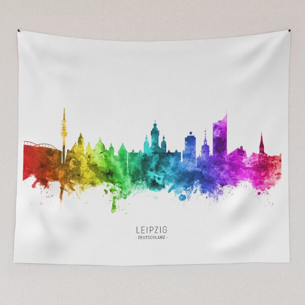 Item preview, Leipzig Germany Skyline designed and sold by ArtPrints.