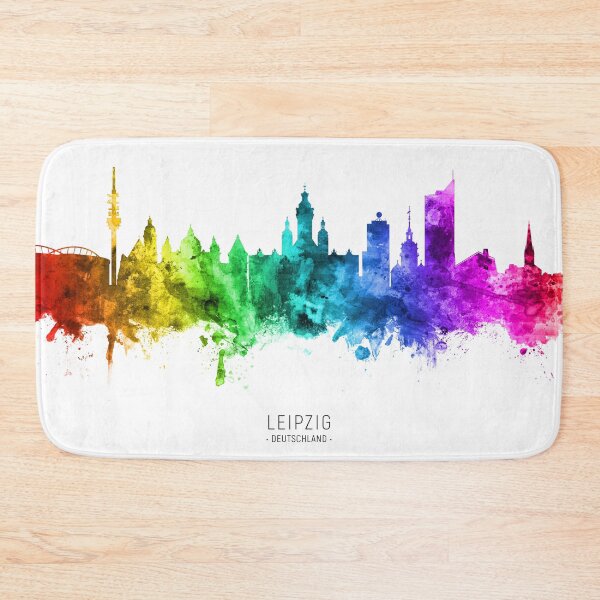 Item preview, Leipzig Germany Skyline designed and sold by ArtPrints.
