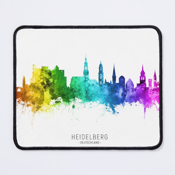 Item preview, Heidelberg Germany Skyline designed and sold by ArtPrints.