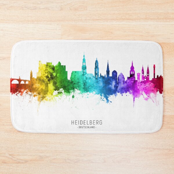 Item preview, Heidelberg Germany Skyline designed and sold by ArtPrints.