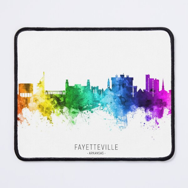 Item preview, Fayetteville Arkansas Skyline designed and sold by ArtPrints.