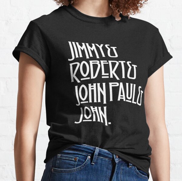Led Zeppelin: estilo Jetset experimental Camiseta clásica
