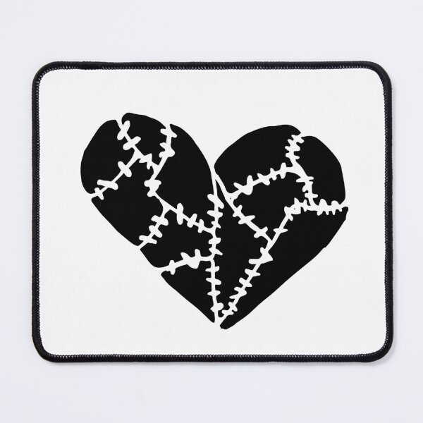 Item preview, Black Patchwork Heart designed and sold by Nealoc.