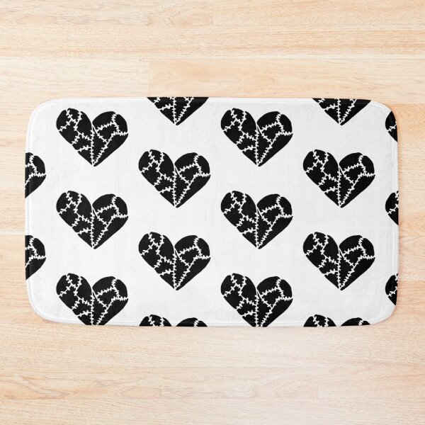Item preview, Black Patchwork Heart designed and sold by Nealoc.