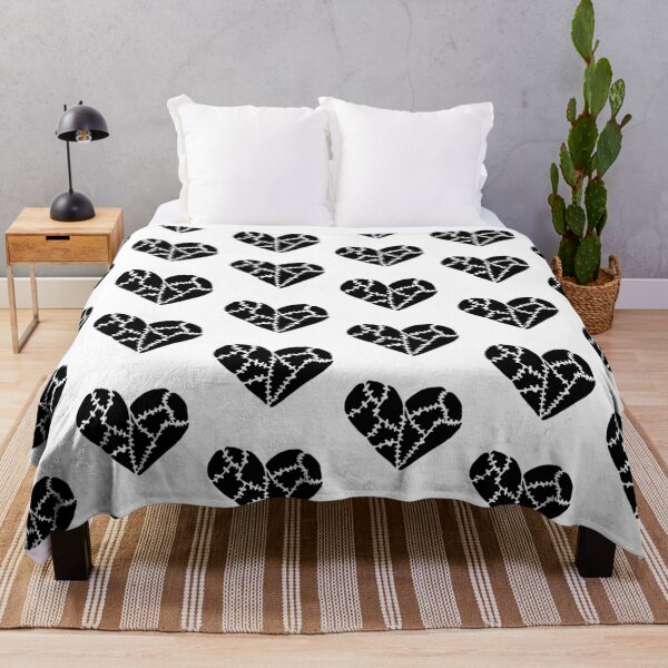 Item preview, Black Patchwork Heart designed and sold by Nealoc.