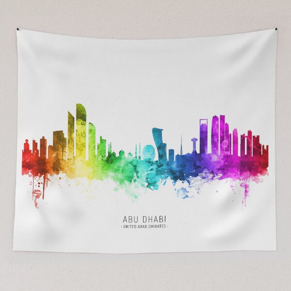 Item preview, Abu Dhabi Skyline designed and sold by ArtPrints.
