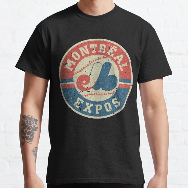 1982 Montreal Expos Artwork: Women's Tri-Blend Varsity V-neck T-Shirt