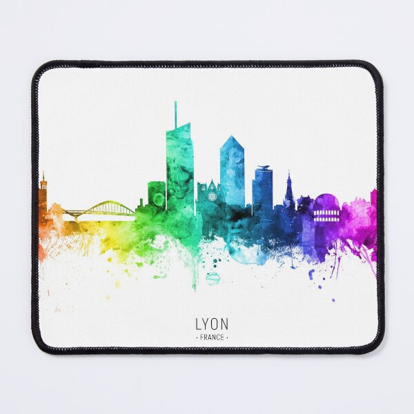Item preview, Lyon France Skyline designed and sold by ArtPrints.