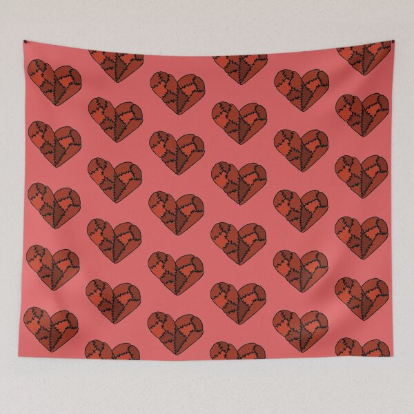 Item preview, Red Patchwork Heart designed and sold by Nealoc.