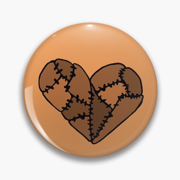 Item preview, Orange Patchwork Heart designed and sold by Nealoc.