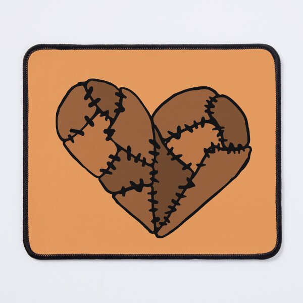 Item preview, Orange Patchwork Heart designed and sold by Nealoc.