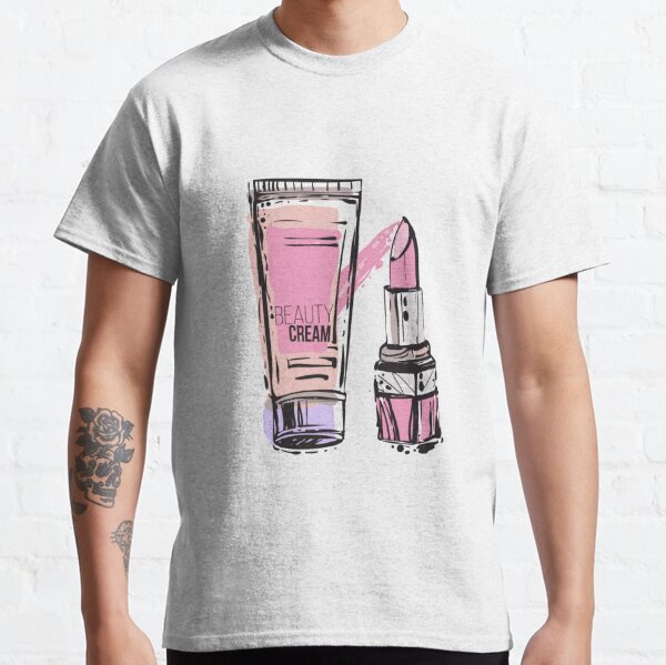 Pink lipstick and Foundation cream Classic T-Shirt