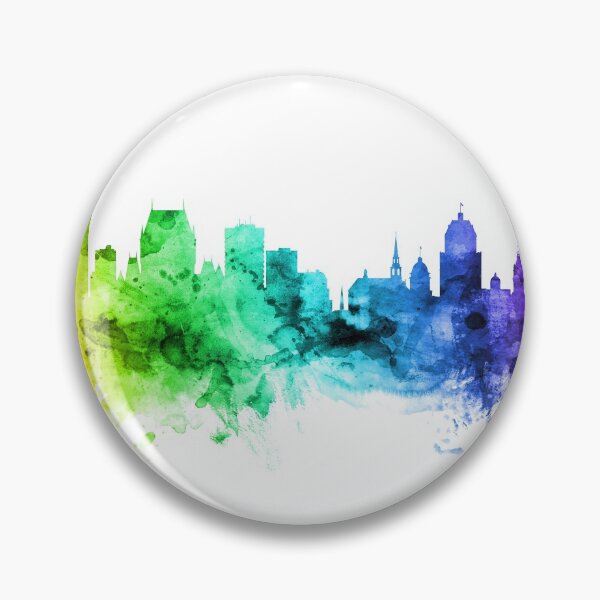 Item preview, Quebec Canada Skyline designed and sold by ArtPrints.