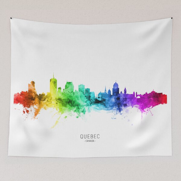 Artikelvorschau, Quebec Canada Skyline entworfen und verkauft von ArtPrints.