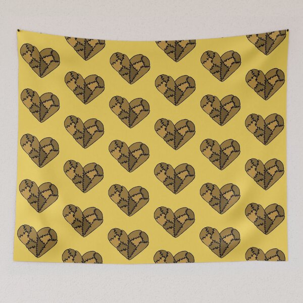 Item preview, Yellow Patchwork Heart designed and sold by Nealoc.
