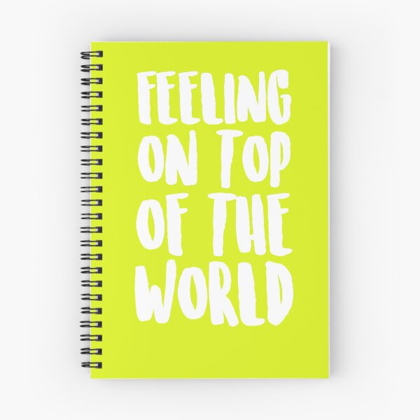 Item preview, FEELING ON TOP OF THE WORLD Elation Happiness Pride Attitude designed and sold by Capiral Bucketlist.