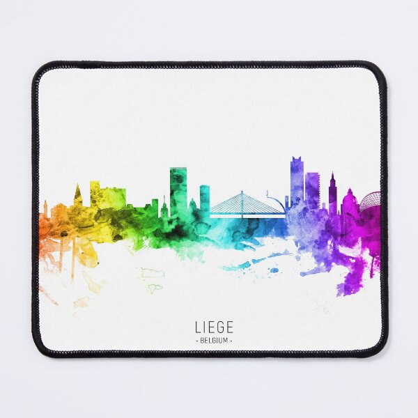 Item preview, Liege Belgium Skyline designed and sold by ArtPrints.