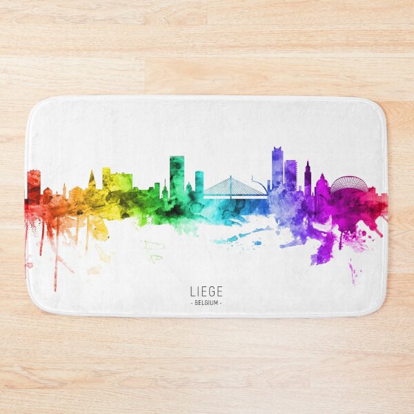 Item preview, Liege Belgium Skyline designed and sold by ArtPrints.
