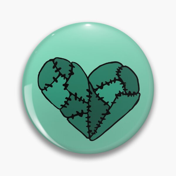 Item preview, Green Patchwork Heart designed and sold by Nealoc.