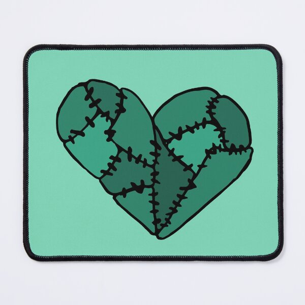 Item preview, Green Patchwork Heart designed and sold by Nealoc.