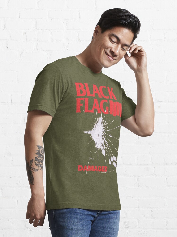 正規品直輸入】 BLACK DAMAGEDジャケットT FLAG Tシャツ/カットソー ...