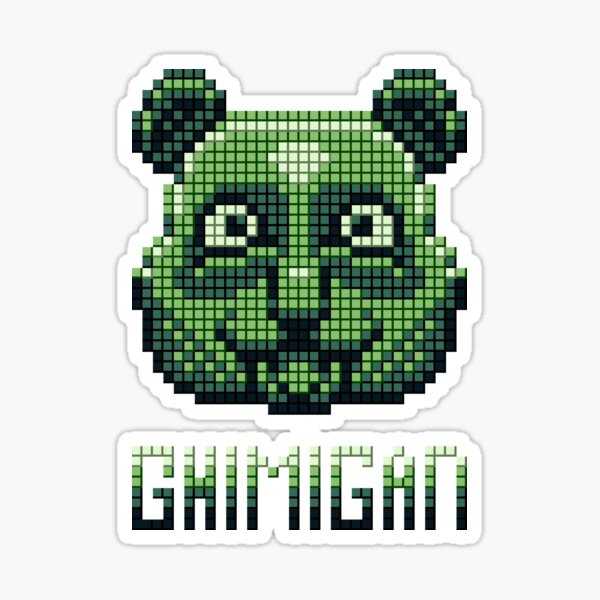 Pixelpanda Sticker