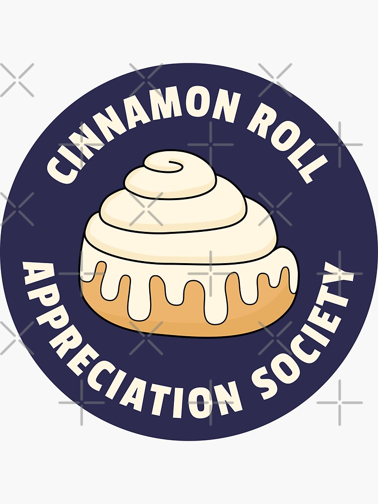 Cinnamon Roll Sticker for Sale by SkiSwim