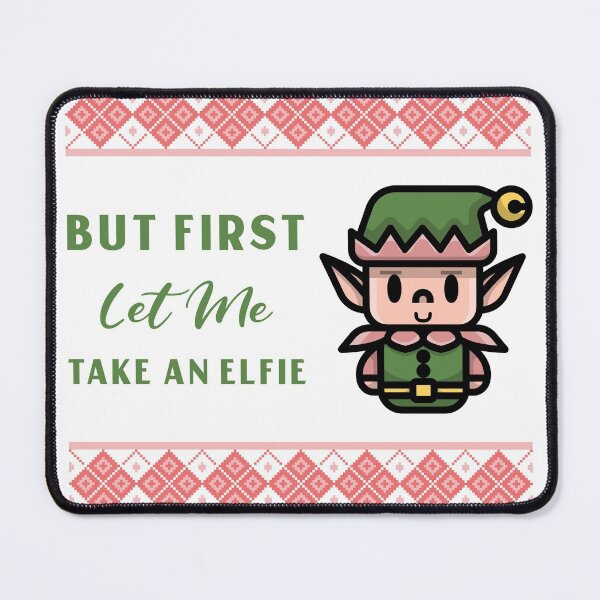 Item preview, But First Elfie - Christmas Shirt  designed and sold by buylove.