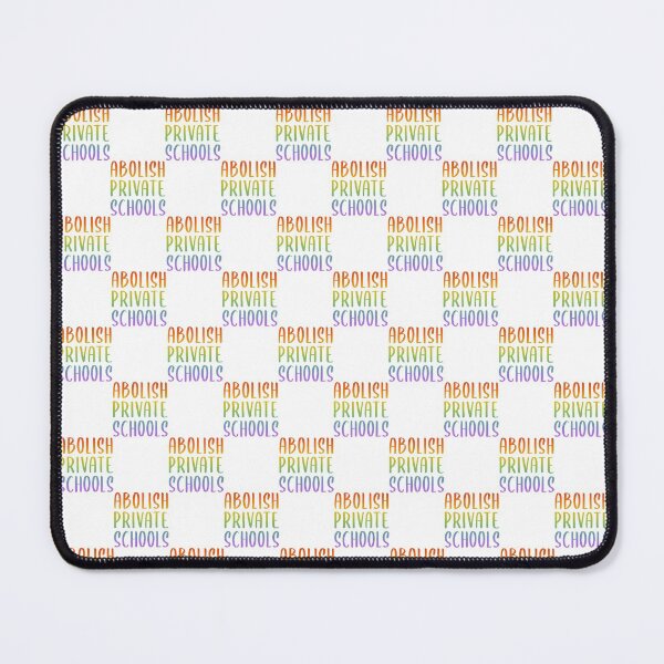 Item preview, abolish private schools rainbow checkered pattern  designed and sold by papa-pedro.