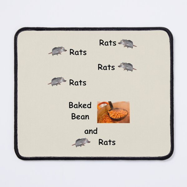 Item preview, rats rats rats rats baked bean and rats jerma slogan designed and sold by TAMMY-BOUTIQUE.