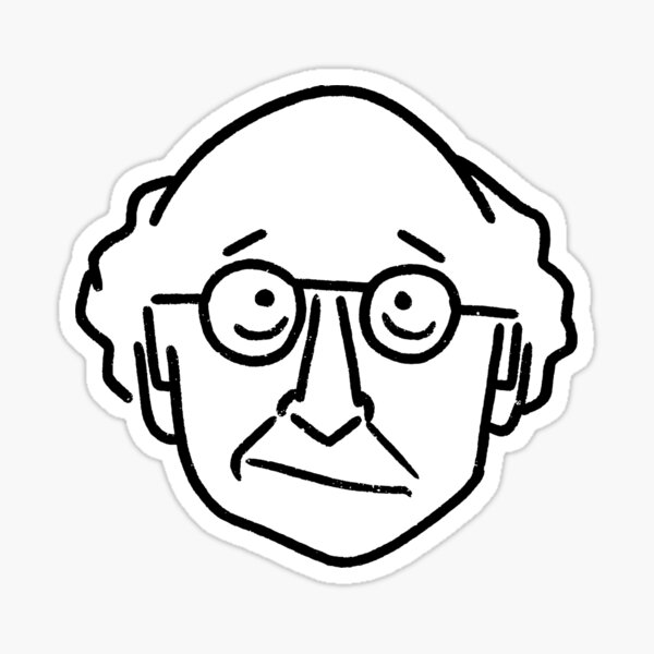 Artikel-Vorschau von Larry David, designt und verkauft von rossmackintosh.