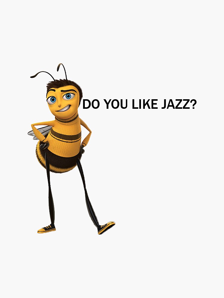 "Do You Like Jazz" Sticker by AFrenchRat | Redbubble