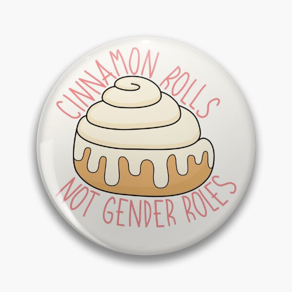 Item preview, Cinnamon Rolls Not Gender Roles Pink Cottagecore designed and sold by cashewdays.
