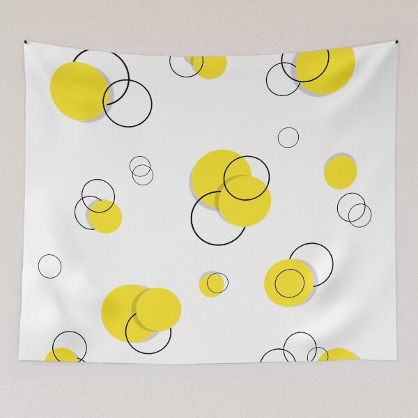 Item preview, Geometric Circle yellow Art designed and sold by Tshirtstory.