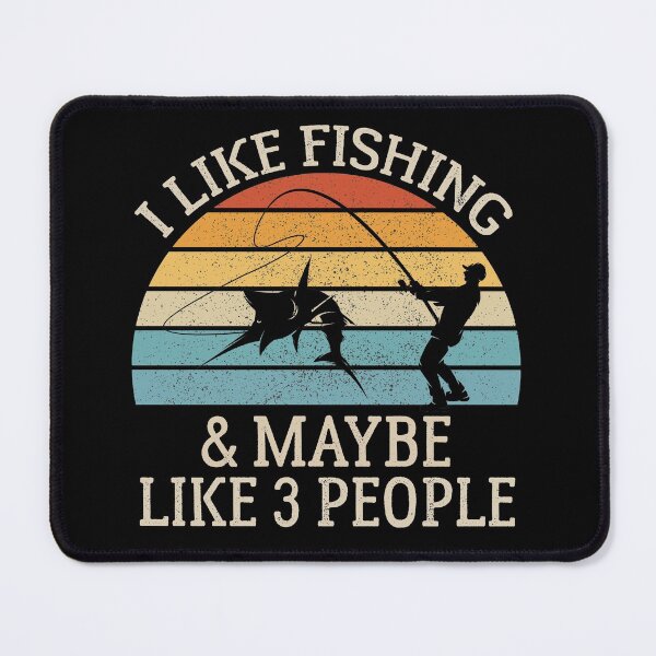 Item preview, Funny Vintage Fishing, I Like Fishing and Maybe Like 3 People designed and sold by AEOPIN.