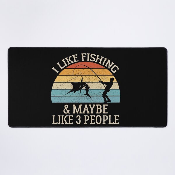 Item preview, Funny Vintage Fishing, I Like Fishing and Maybe Like 3 People designed and sold by AEOPIN.