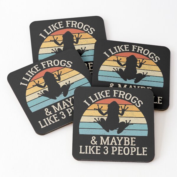 Item preview, Funny Frog Lover Gifts, I Like Frogs and Maybe Like 3 People designed and sold by AEOPIN.