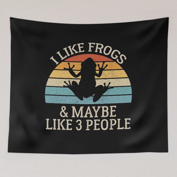 Item preview, Funny Frog Lover Gifts, I Like Frogs and Maybe Like 3 People designed and sold by AEOPIN.
