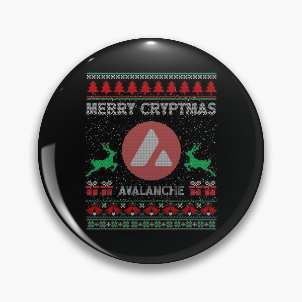 Item preview, Ugly Sweater Avalanche AVAX Coin Merry Cryptmas Christmas Crypto Token Cryptocurrency Blockchain Wallet designed and sold by AriellaGross.