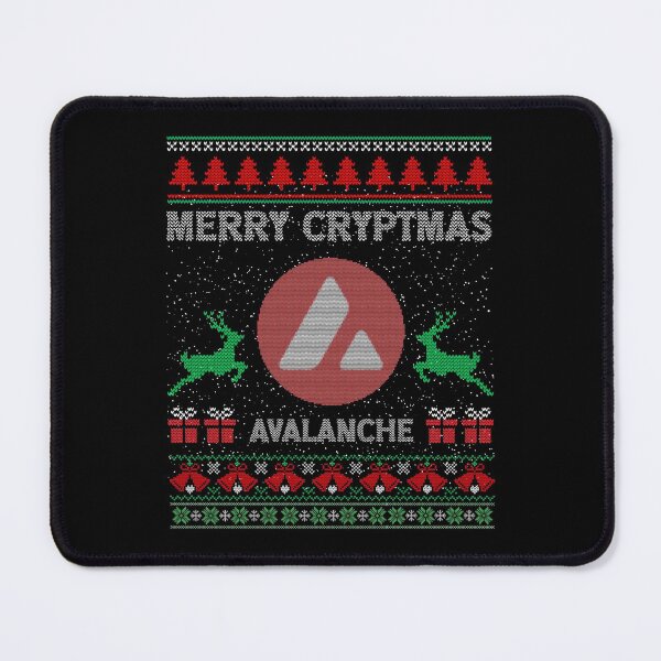 Item preview, Ugly Sweater Avalanche AVAX Coin Merry Cryptmas Christmas Crypto Token Cryptocurrency Blockchain Wallet designed and sold by AriellaGross.