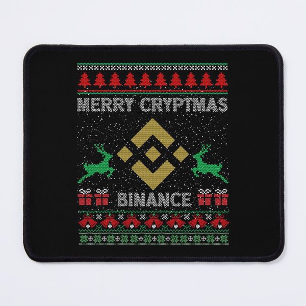 Item preview, Ugly Sweater Binance BNB Coin Merry Cryptmas Christmas Crypto Token Cryptocurrency Blockchain Wallet designed and sold by AriellaGross.
