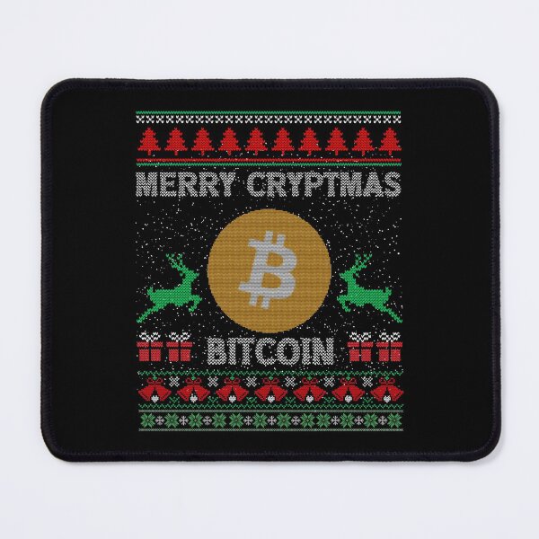 Item preview, Ugly Sweater Bitcoin BTC Coin Merry Cryptmas Christmas Crypto Token Cryptocurrency Blockchain Wallet designed and sold by AriellaGross.