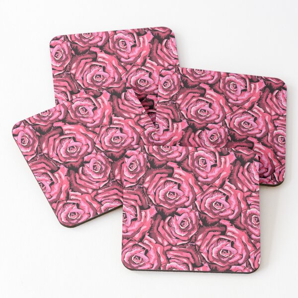 Item preview, Cute Pink Roses Pattern designed and sold by PinkPandaDesign.