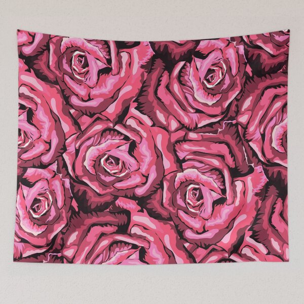 Item preview, Cute Pink Roses Pattern designed and sold by PinkPandaDesign.